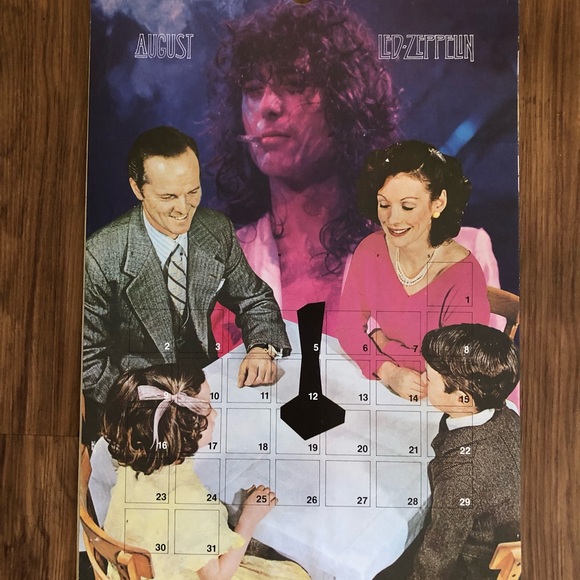 Vintage 1987 Led Zeppelin Calendar - Picture 7 of 16
